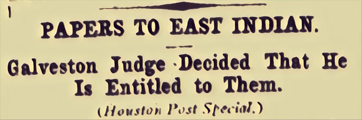 Abdul Goffer Mondul’s battle for citizenship in 1909 Texas